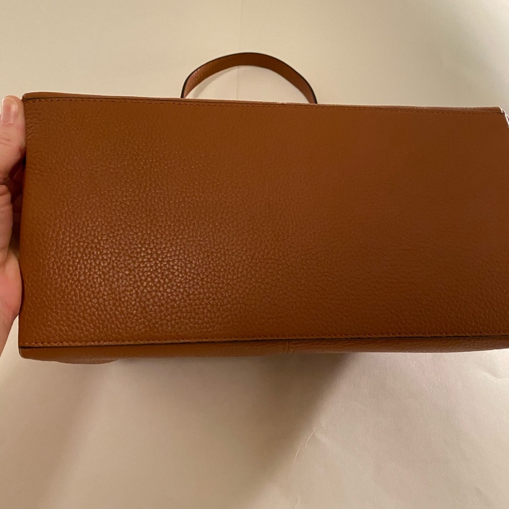 J. Crew Brown Leather Tote Bag - Picture 5 of 6